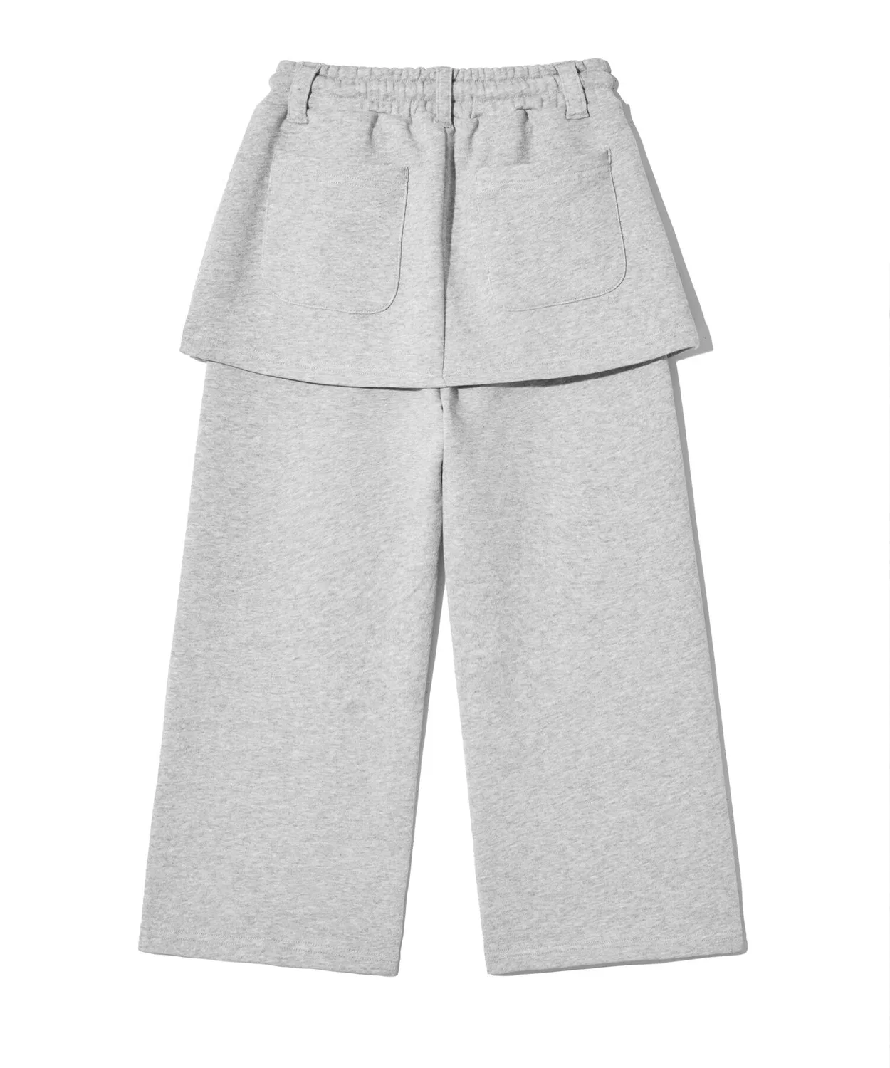 Детские серые брюки с юбкой Kids Girl Skirts Layered от Brownbreath Kids — фото 3