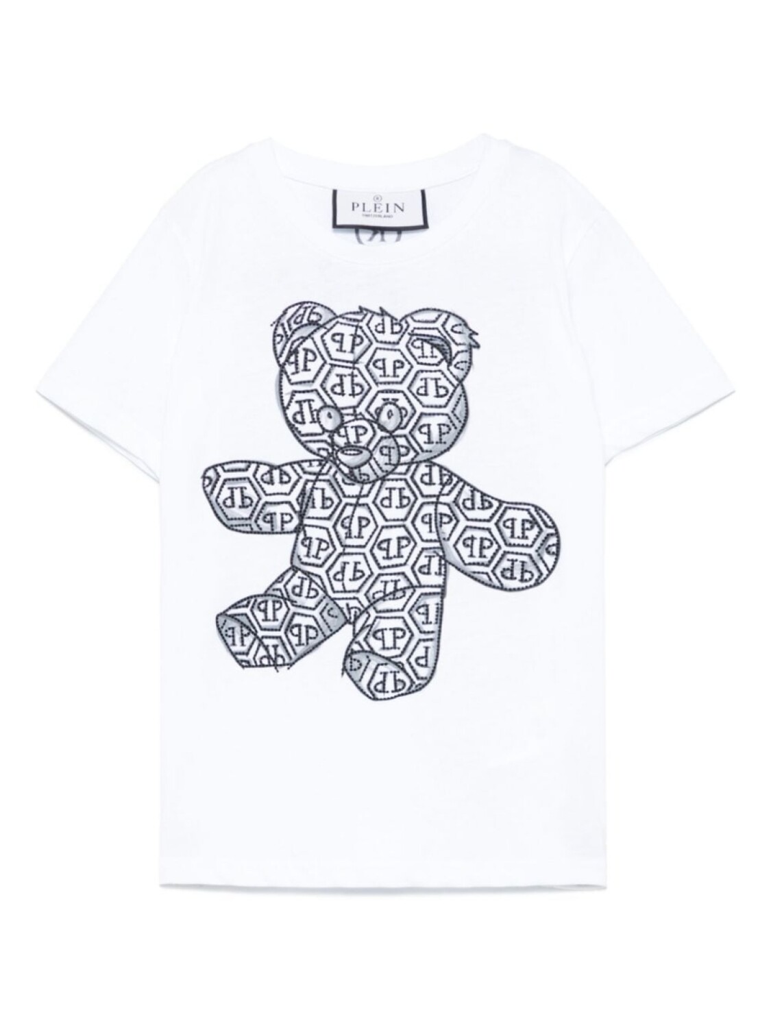 

Футболка Teddy Bear Philipp Plein Junior, белый