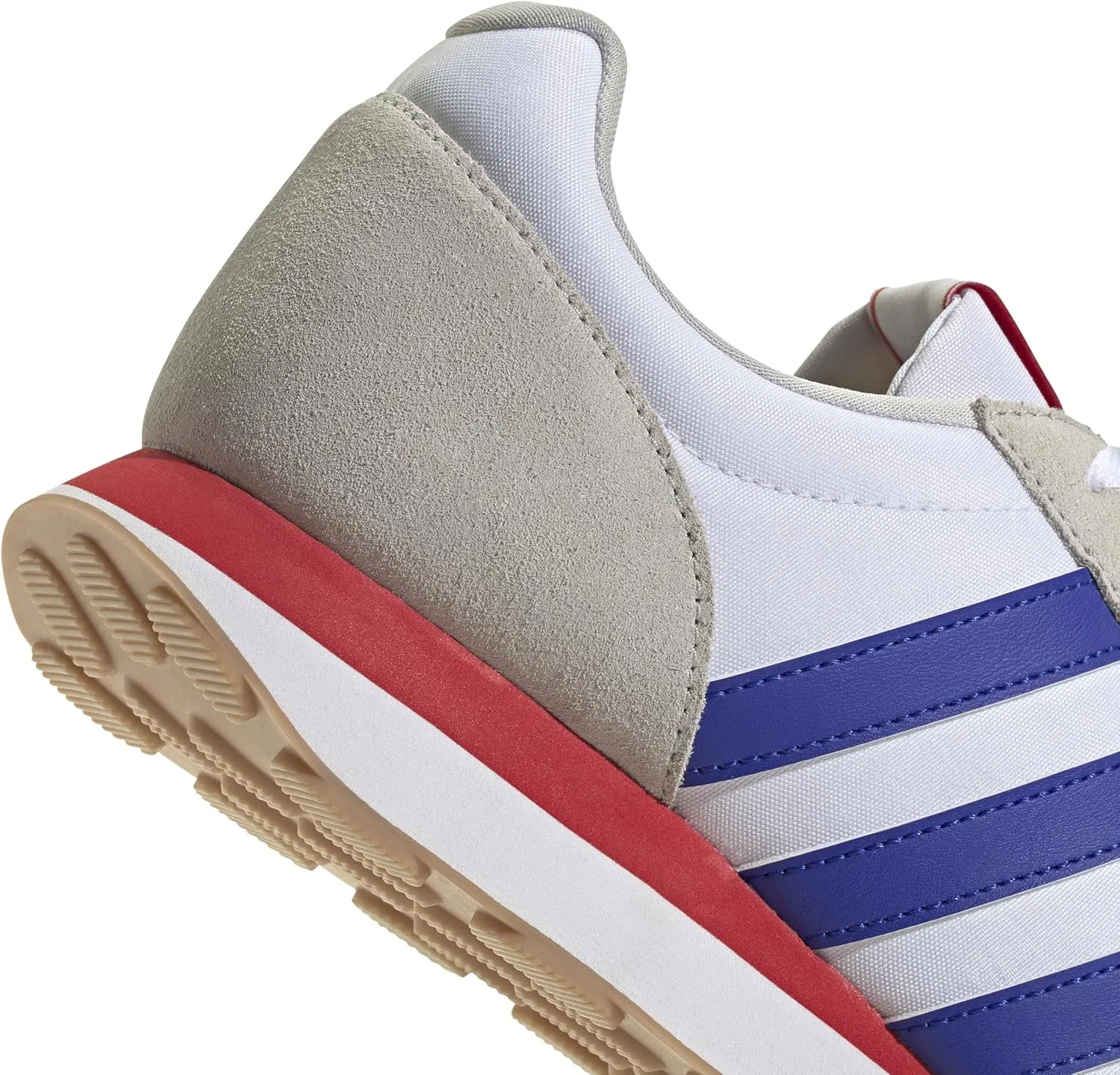 Мужские кожаные кроссовки Adidas Run 60s 3.0, Cloud White Lucid Blue Grey One — фото 4