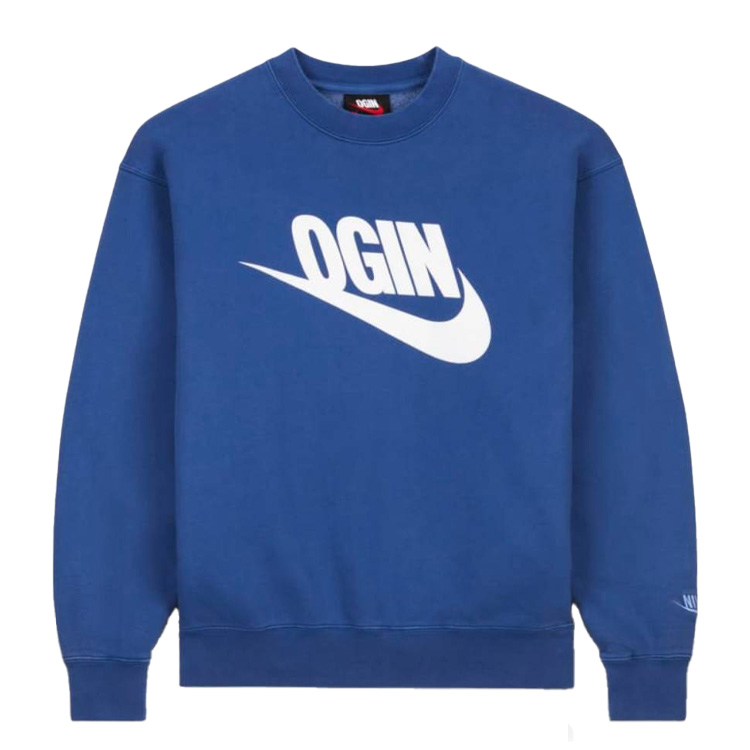 

Флисовая толстовка X Nigo Nrg Crew, эксклюзив для Азии Nike, синий
