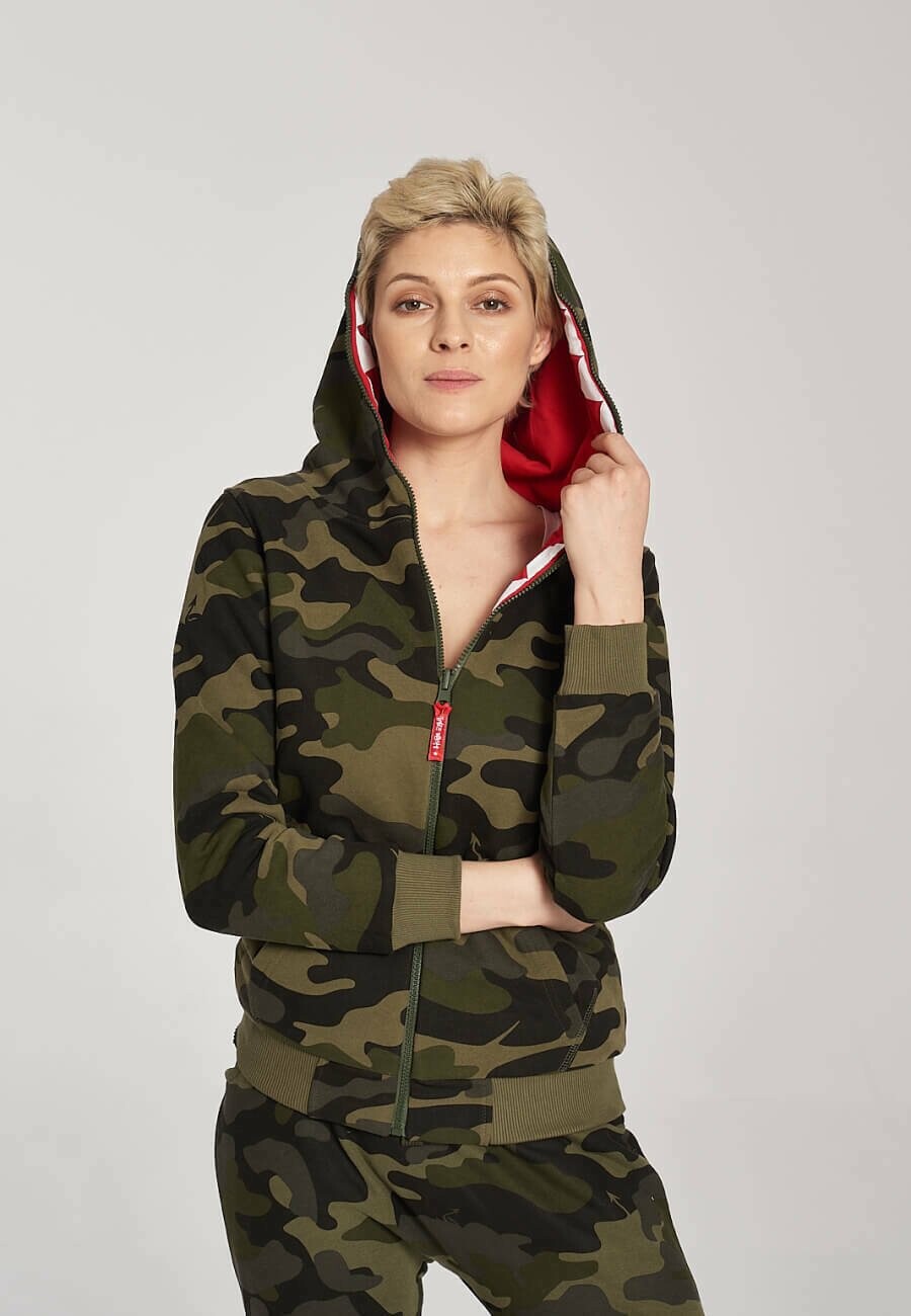 

Толстовка на молнии NICE 2 EAT U CAMO MILITARY Zombie Dash, зеленый