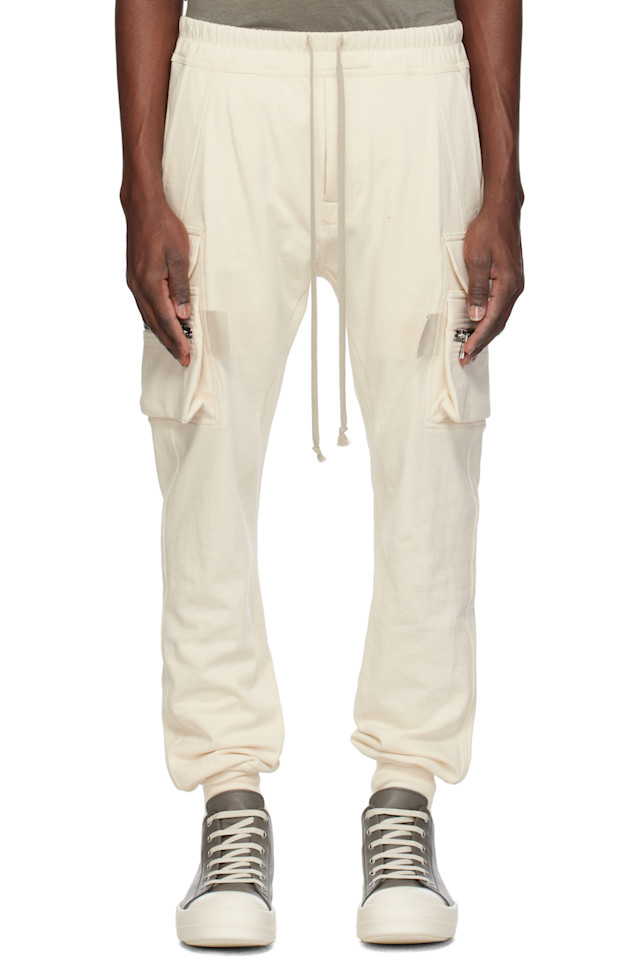 

Грузовые штаны Hollywood Mastodon Rick Owens, цвет natural