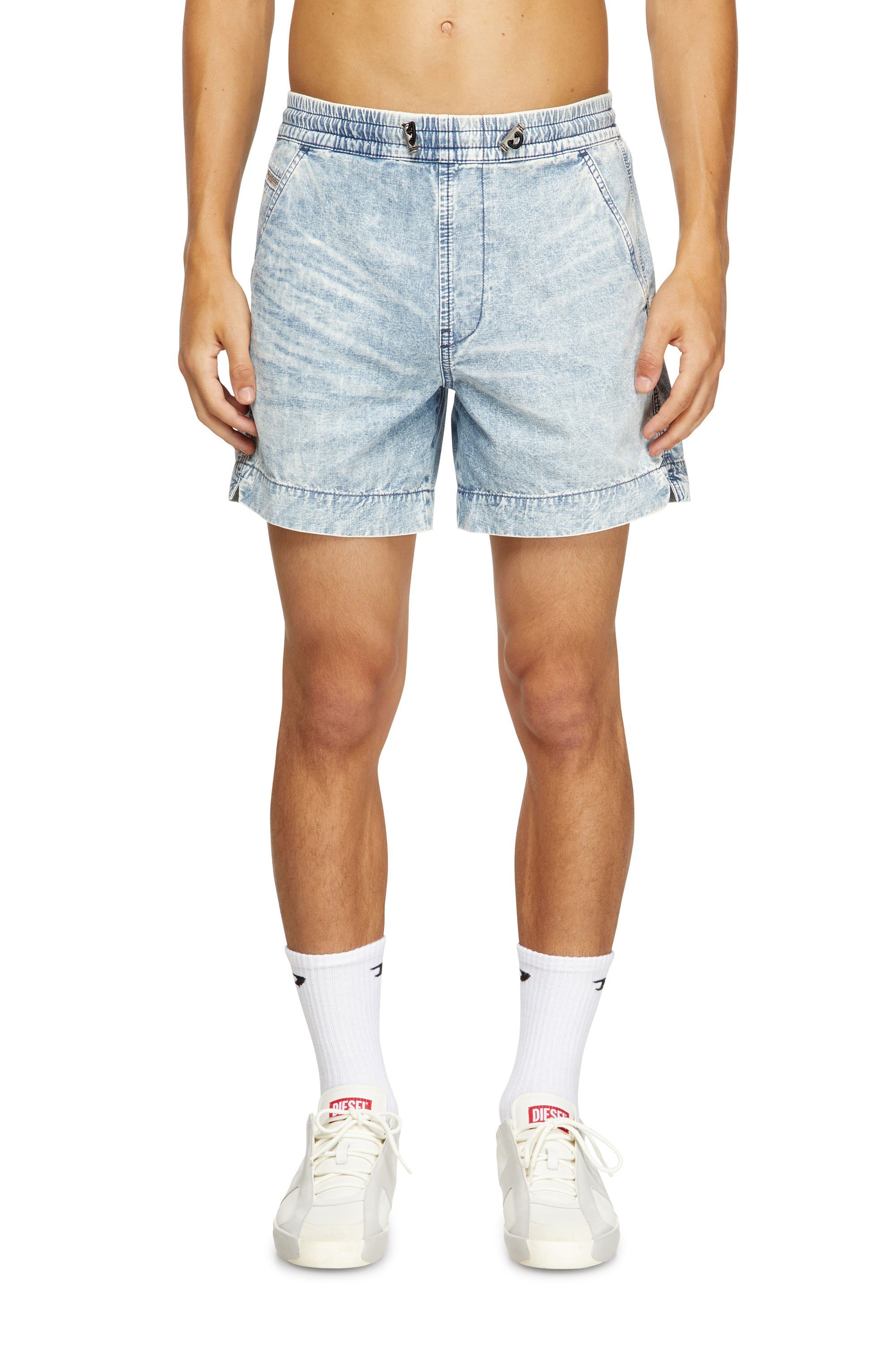 Мужские джинсовые шорты D-TENNI-S Diesel, Light Indigo Blue