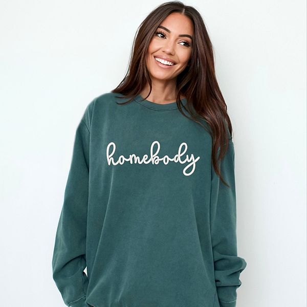 

Вышитый свитшот homebody cursive garment dyed Simply Sage Market, Blue Spruce, Зеленый, Вышитый свитшот homebody cursive garment dyed Simply Sage Market, Blue Spruce