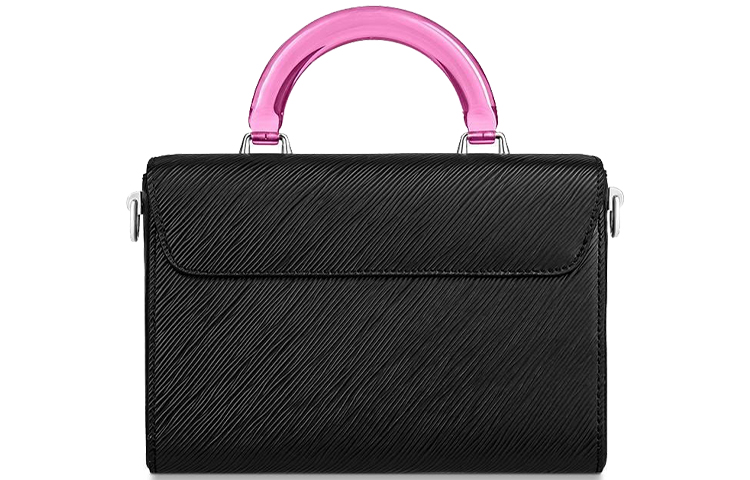 LOUIS VUITTON Сумка через плечо Twist Epi Grain Leather, кросс-боди, женская сумка Medium черная — фото 2