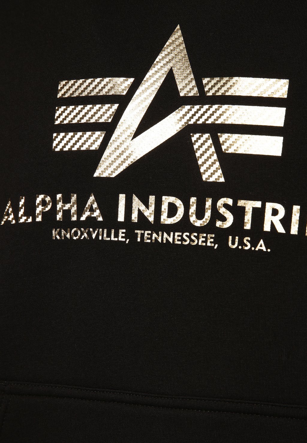 

Толстовка с капюшоном Alpha Industries, черный