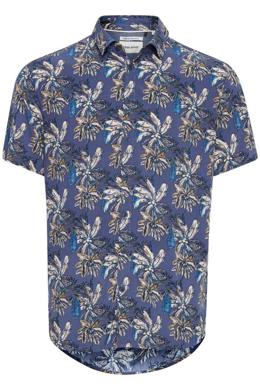 

Рубашка Slim Fit на пуговицах BLEND BLEND, синий
