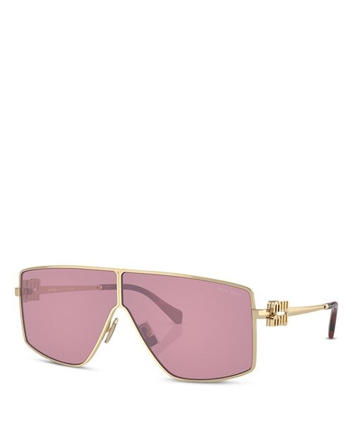 

Квадратные солнцезащитные очки, 69 мм Miu Miu, цвет Gray