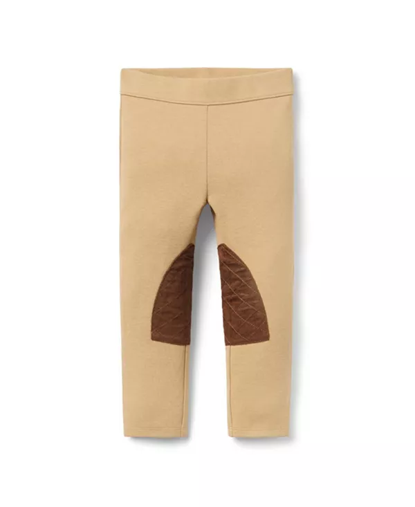 

Девочки, штаны для верховой езды - для малышей, маленьких детей, детей постарше Janie And Jack, бежевый