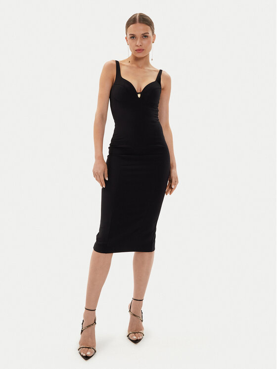 

Коктейльное платье облегающего кроя Elisabetta Franchi, черный