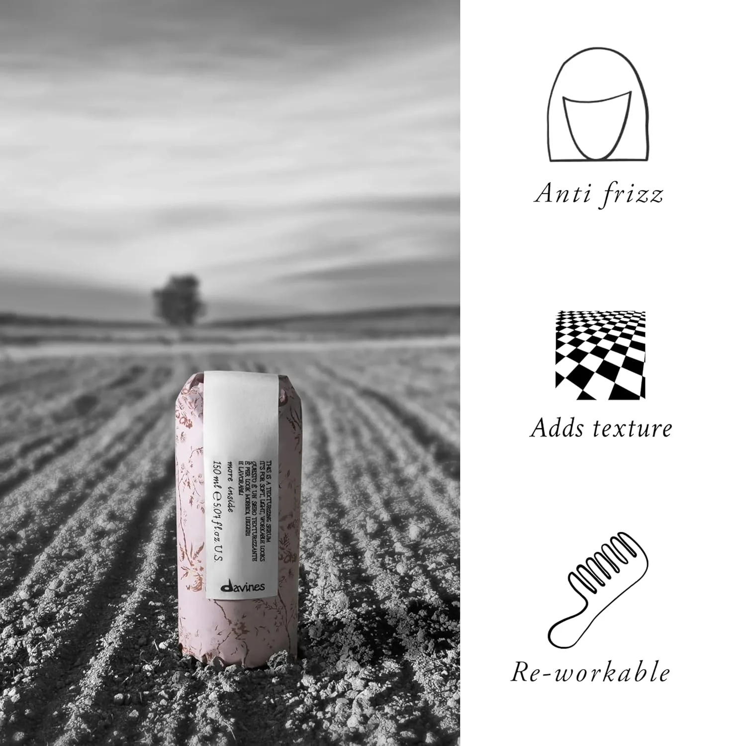 Davines Это текстурирующая сыворотка, обеспечивающая легкую фиксацию, текстуру и структуру - сыворотка для создания волнистых волос - придает объем и мягкость, не утяжеляя волосы, 170 мл — фото 4