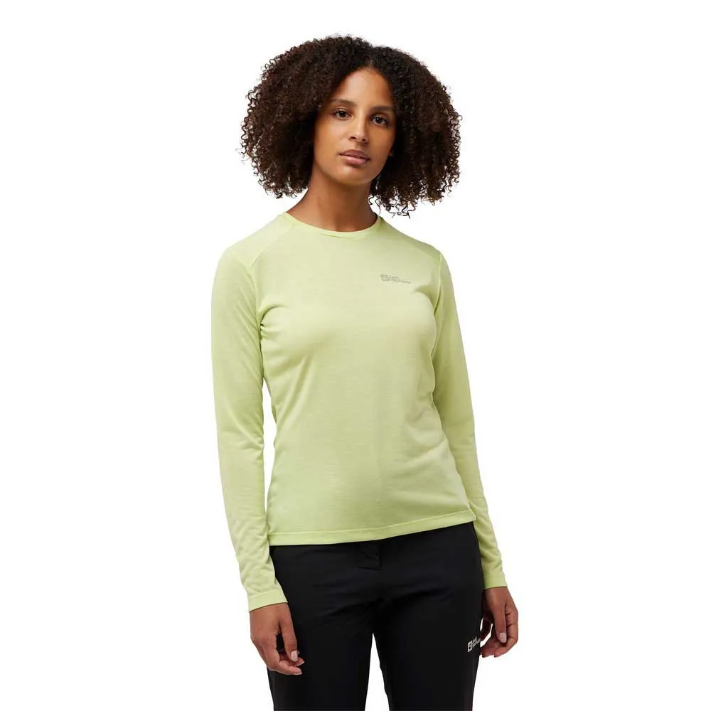

Футболка Jack Wolfskin Vonnan long sleeve, зеленый