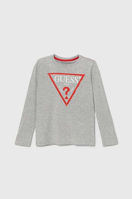 

Лонгслив с длинным рукавом Guess, серый