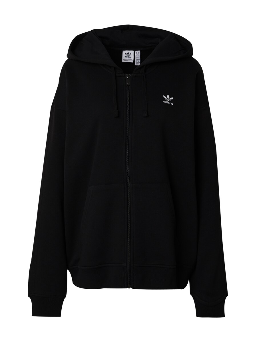 

Толстовка с капюшоном на молнии ADIDAS ORIGINALS Zip-Up Hoodie ESSENTIAL, черный