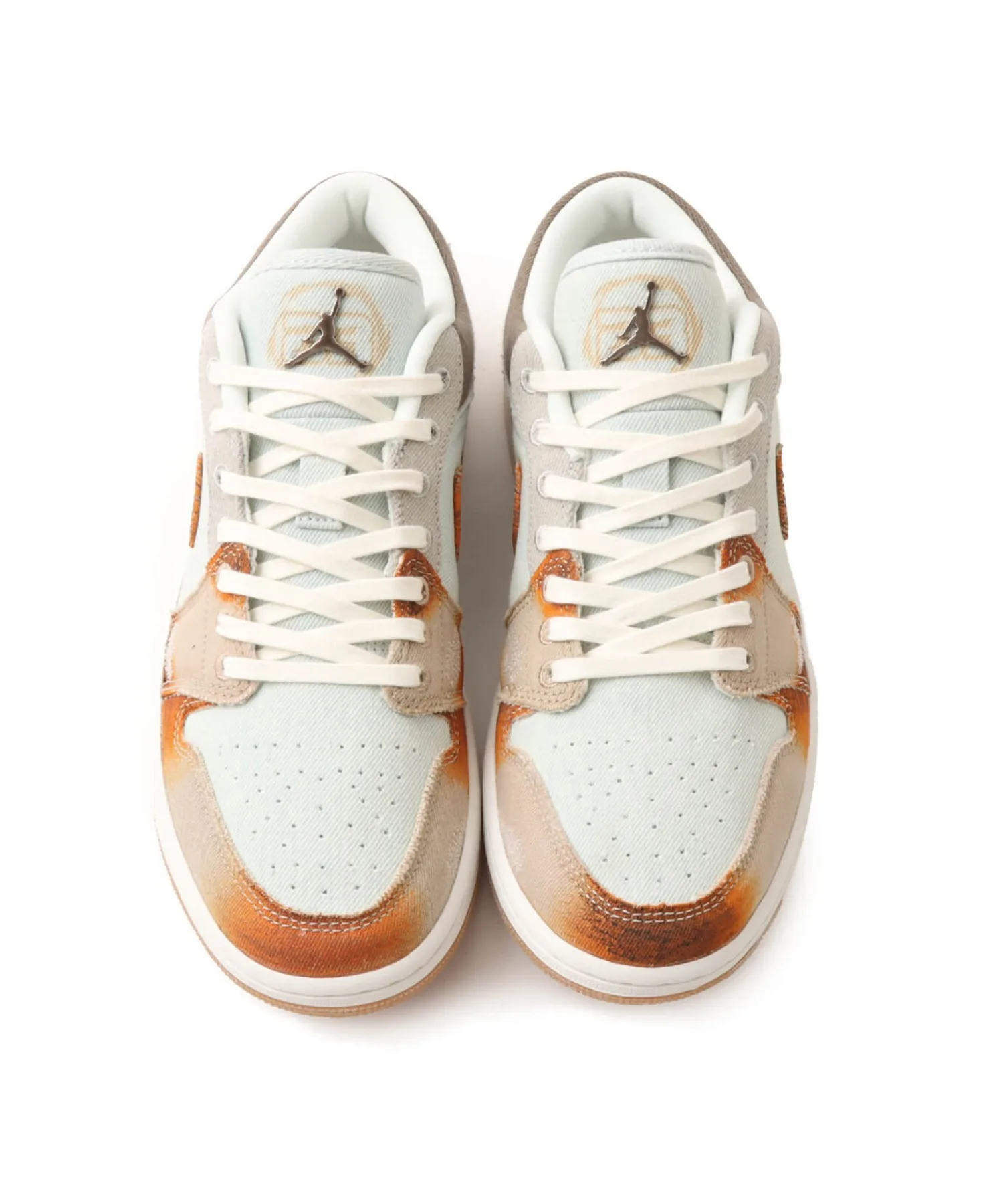 Унисекс кроссовки Air Jordan 1 Low SE с эффектом потертости JORDAN BRAND разноцветные — фото 2
