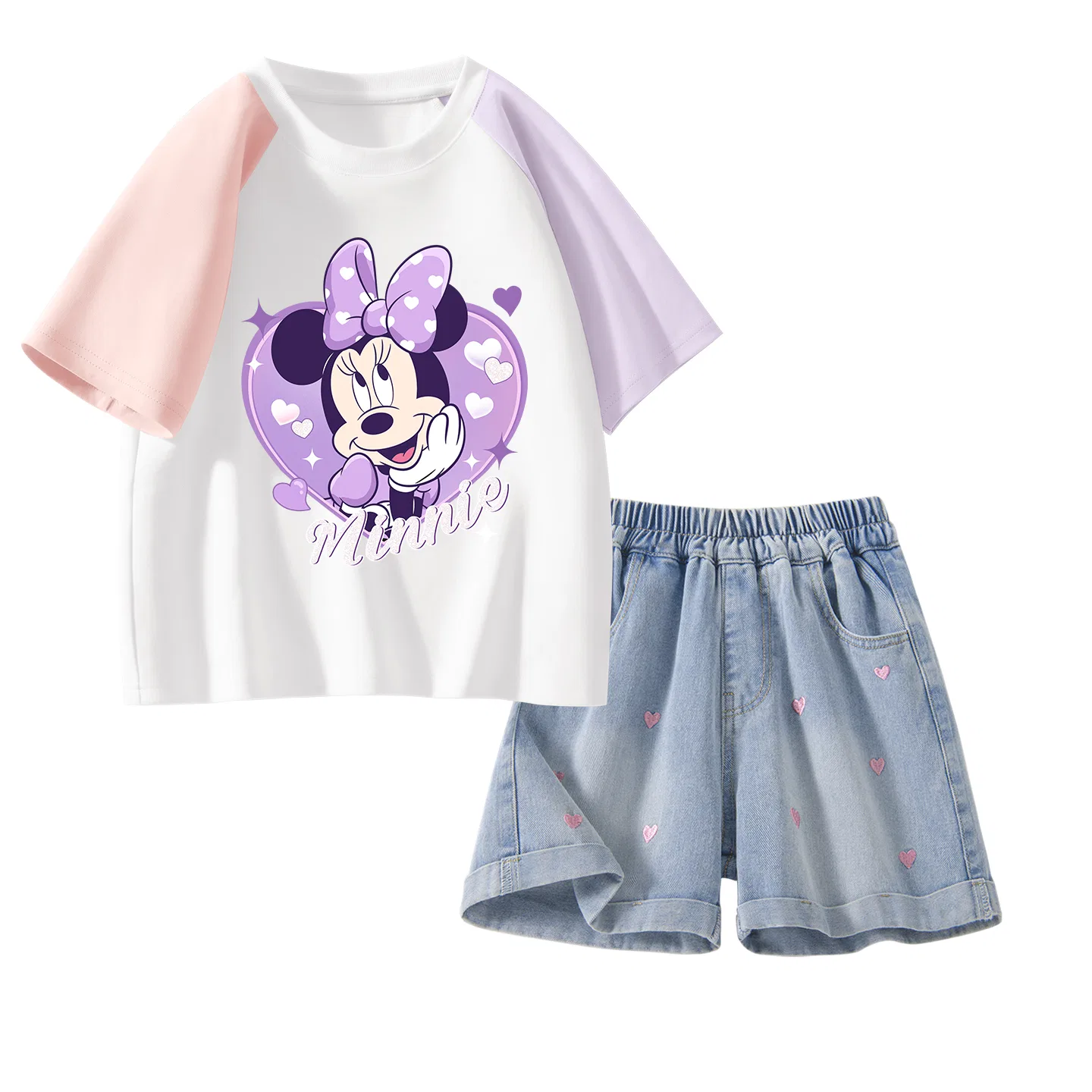 Спортивный костюм Disney Casual Sportswear 2 Pack, розовый и джинсово-синий