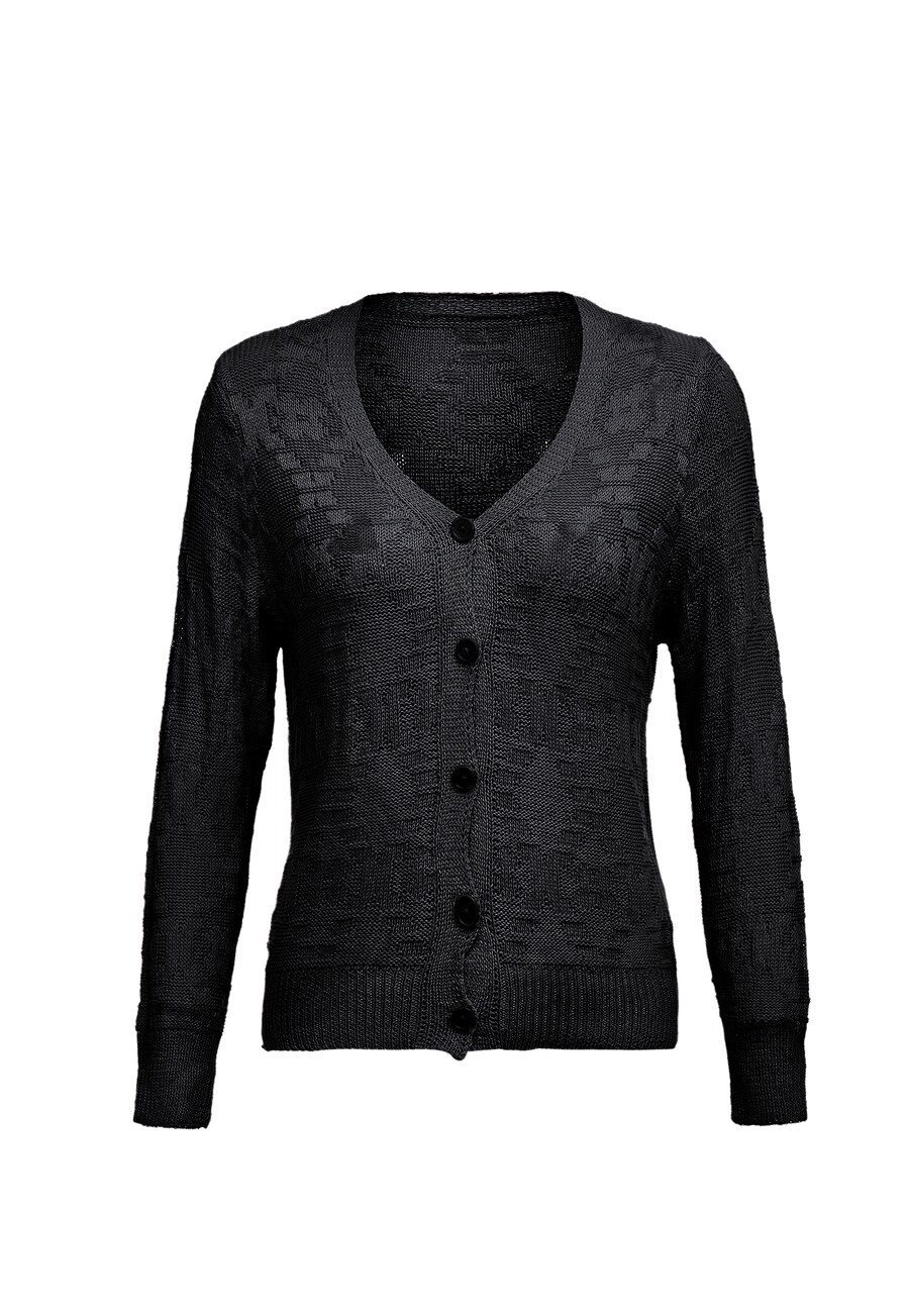 

Вязаный кардиган aleva Knit Cardigan, черный