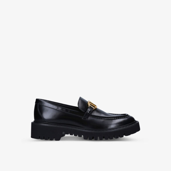 

Кожаные лоферы VLOGO с логотипом Valentino Garavani, черный