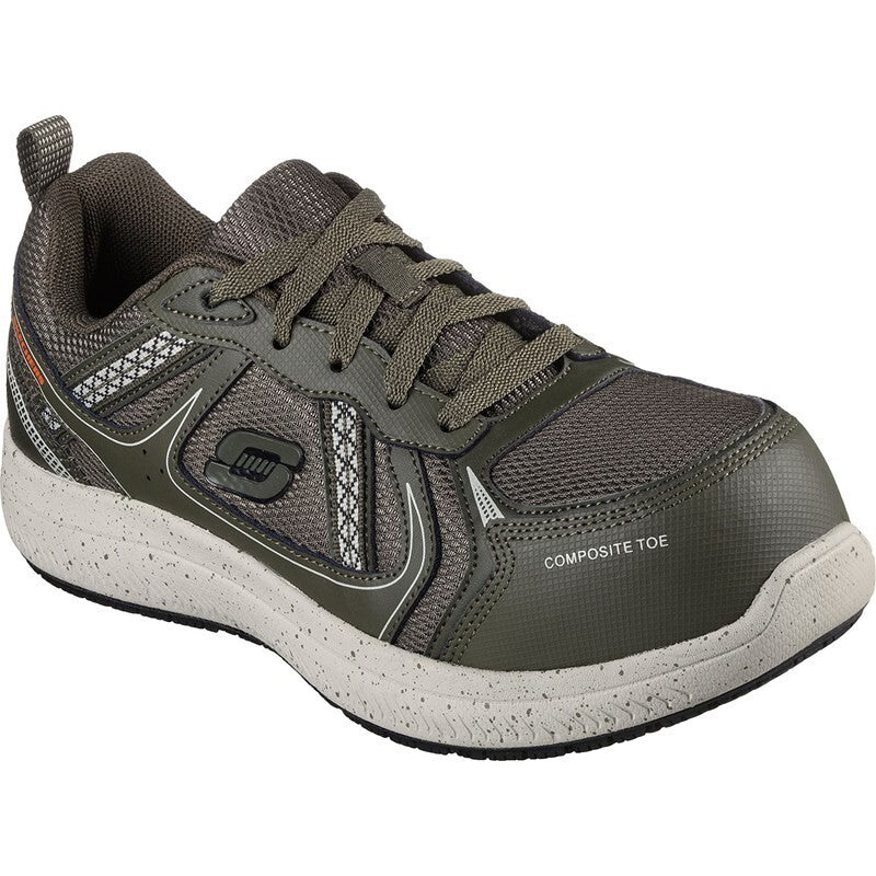 

Кроссовки Skechers Work Summits SR-Jaily 108077-DKGR женские, размер 8, зеленые, с комбинированным носком, ZPO3274