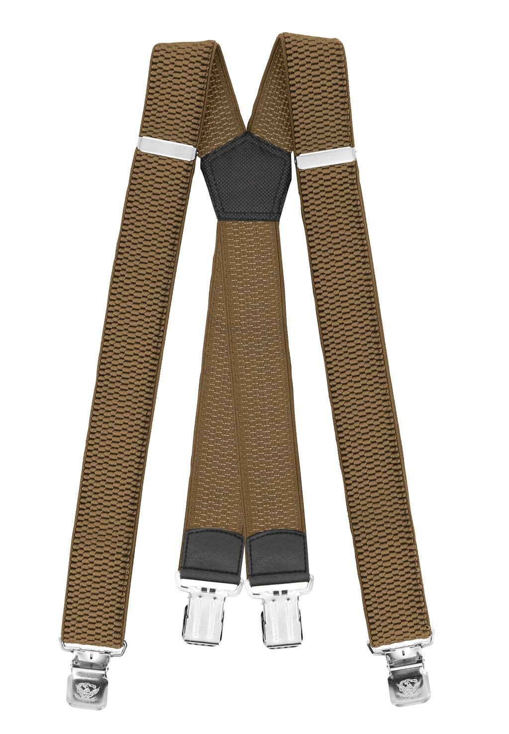 

Ремень деловой HOSENTRÄGER 4CM X-FORM Fabio Farini, цвет beige
