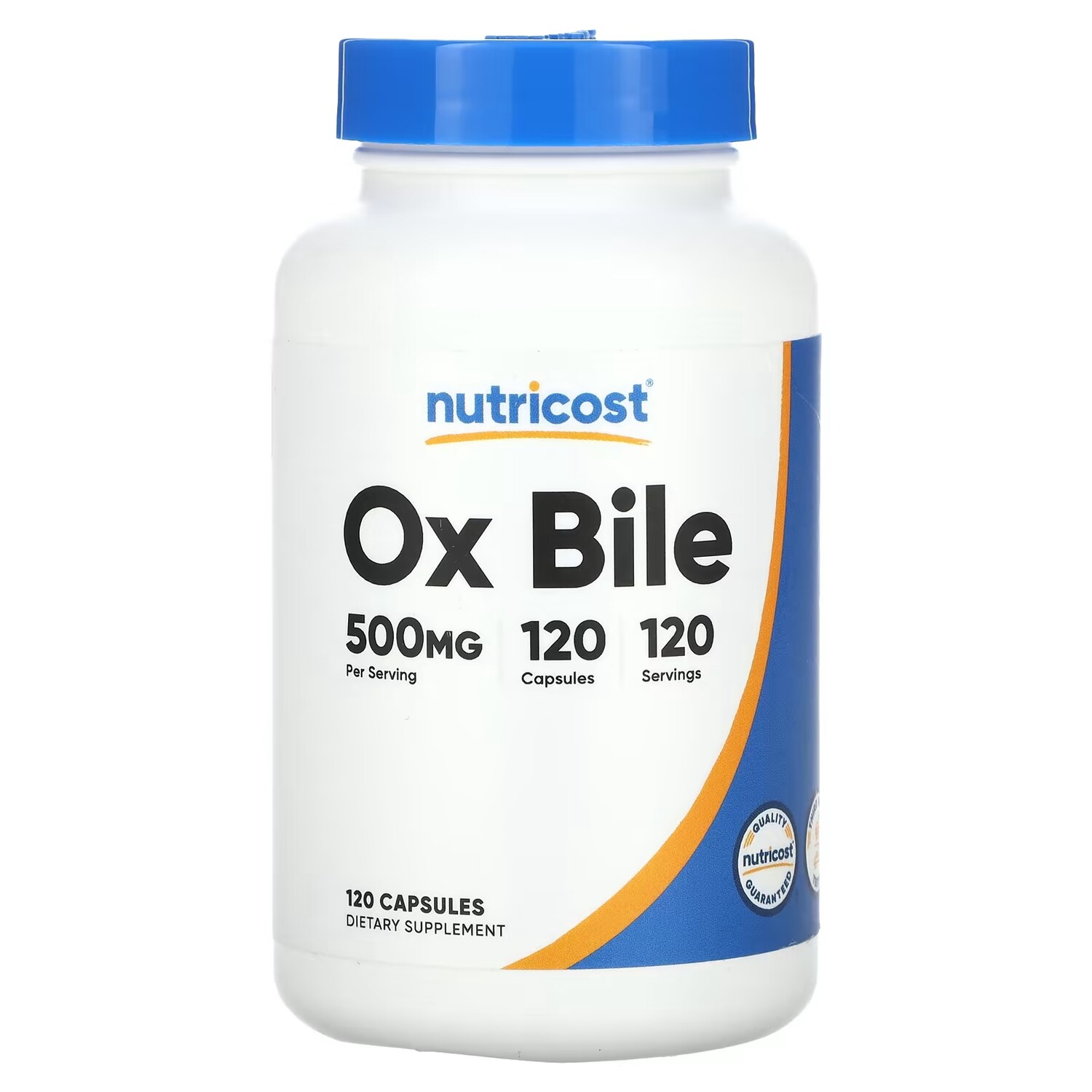 

Бычья желчь 500 мг 120 капсул Nutricost