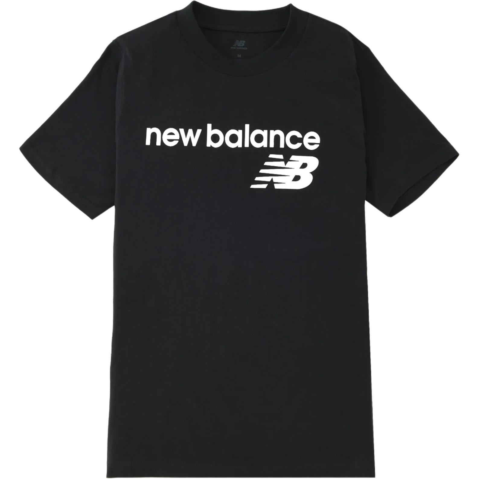 

New Balance Футболка мужская черная, Черный, New Balance Футболка мужская черная