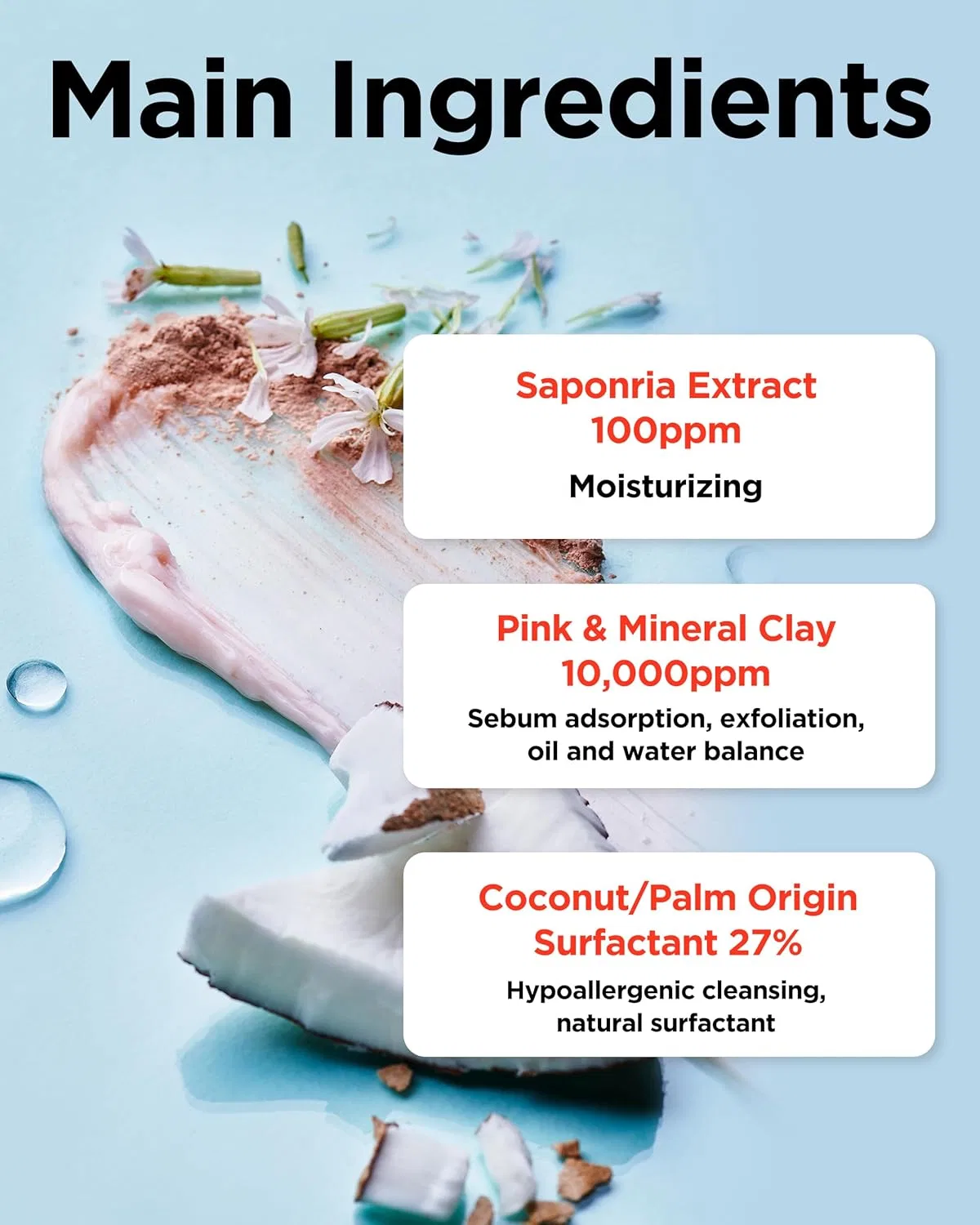 Пенка для умывания Tocobo — Очищающая пенка с кокосовой глиной «Coconut Clay Cleansing Foam» от, 150 мл — фото 4