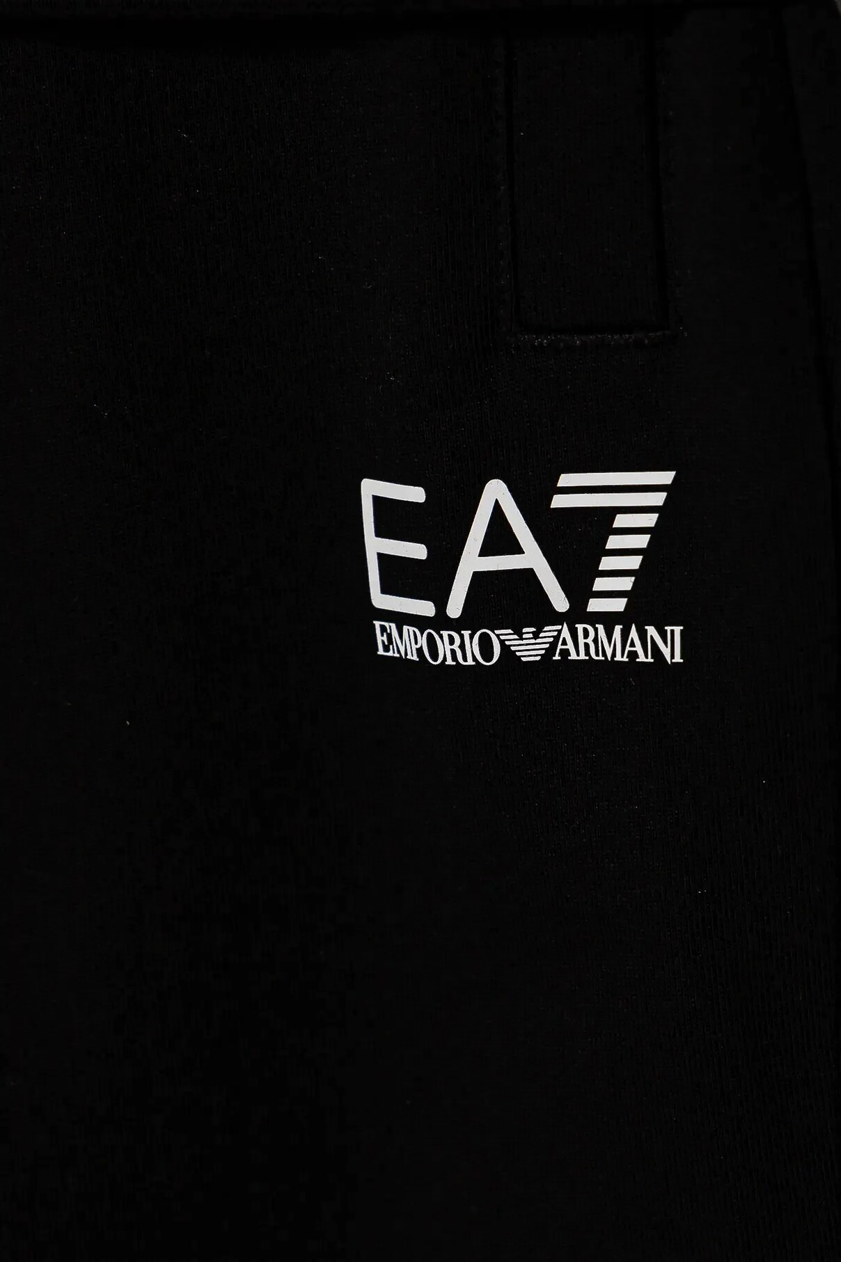 Хлопковый спортивный костюм для детей Ea7 Emporio Armani, черный — фото 4
