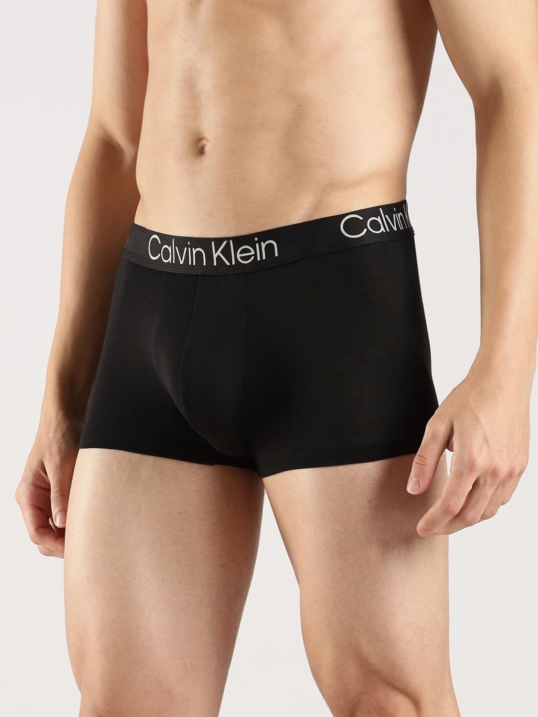 Ультрамягкие современные мужские брюки-боксеры Calvin Klein из модала, 3 Black — фото 4