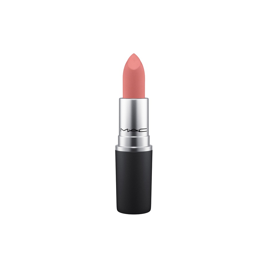 

Матовые помады powder kiss lipstick Mac, цвет sultry move, вес 3 гр.