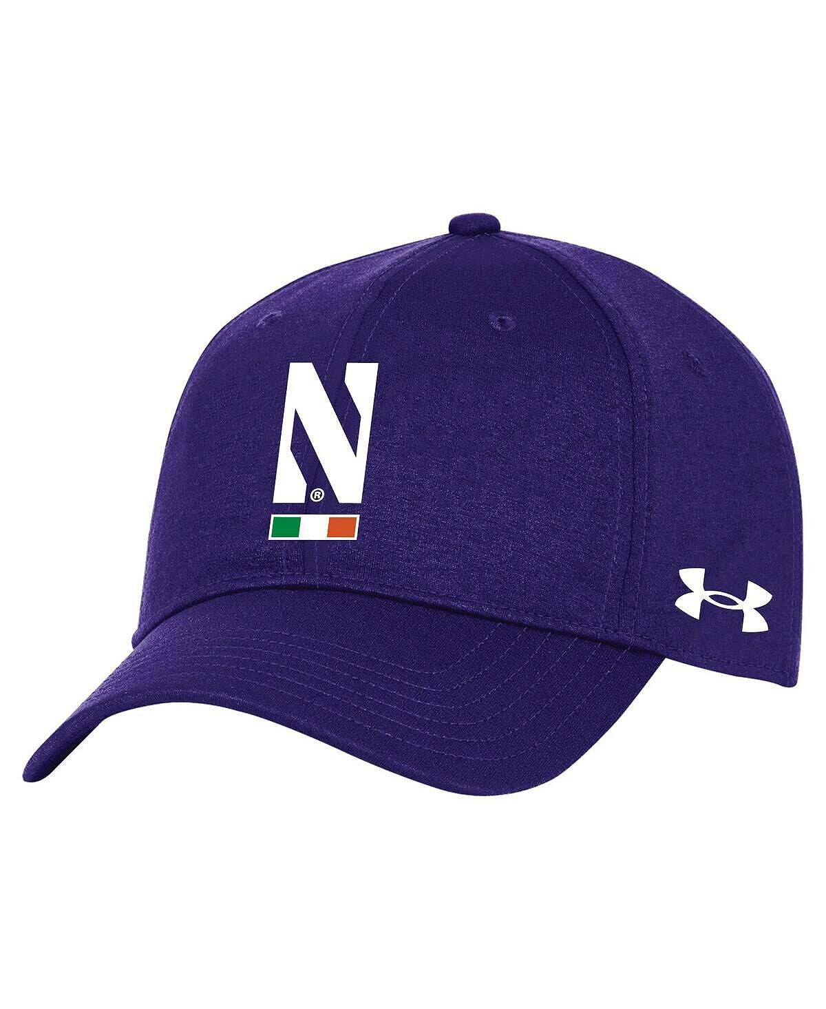 

Мужская регулируемая шляпа фиолетового цвета Northwestern Wildcats Ireland Under Armour