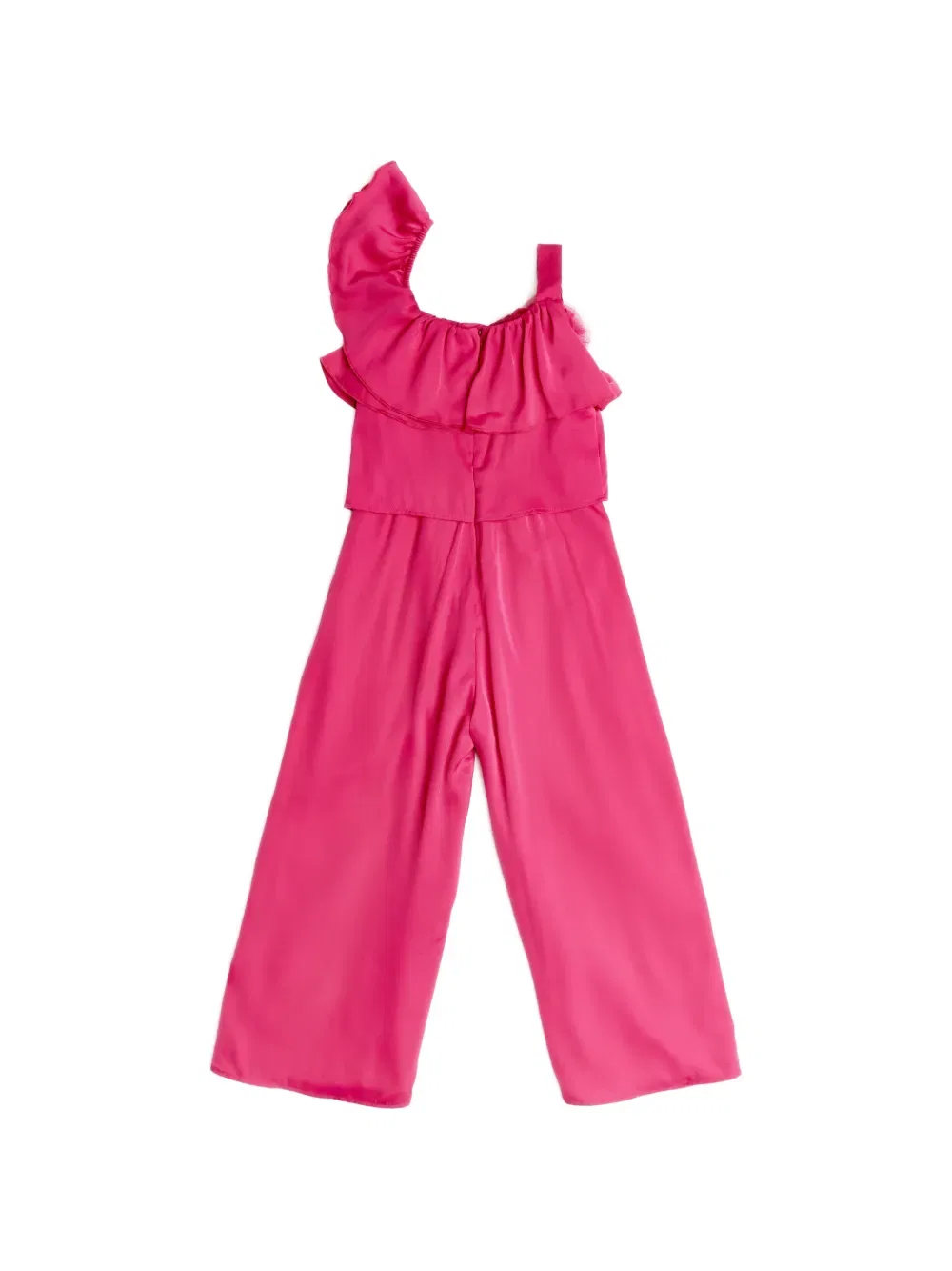 Комбинезон с оборками и цветочным принтом Bcbg Kids, розовый — фото 2