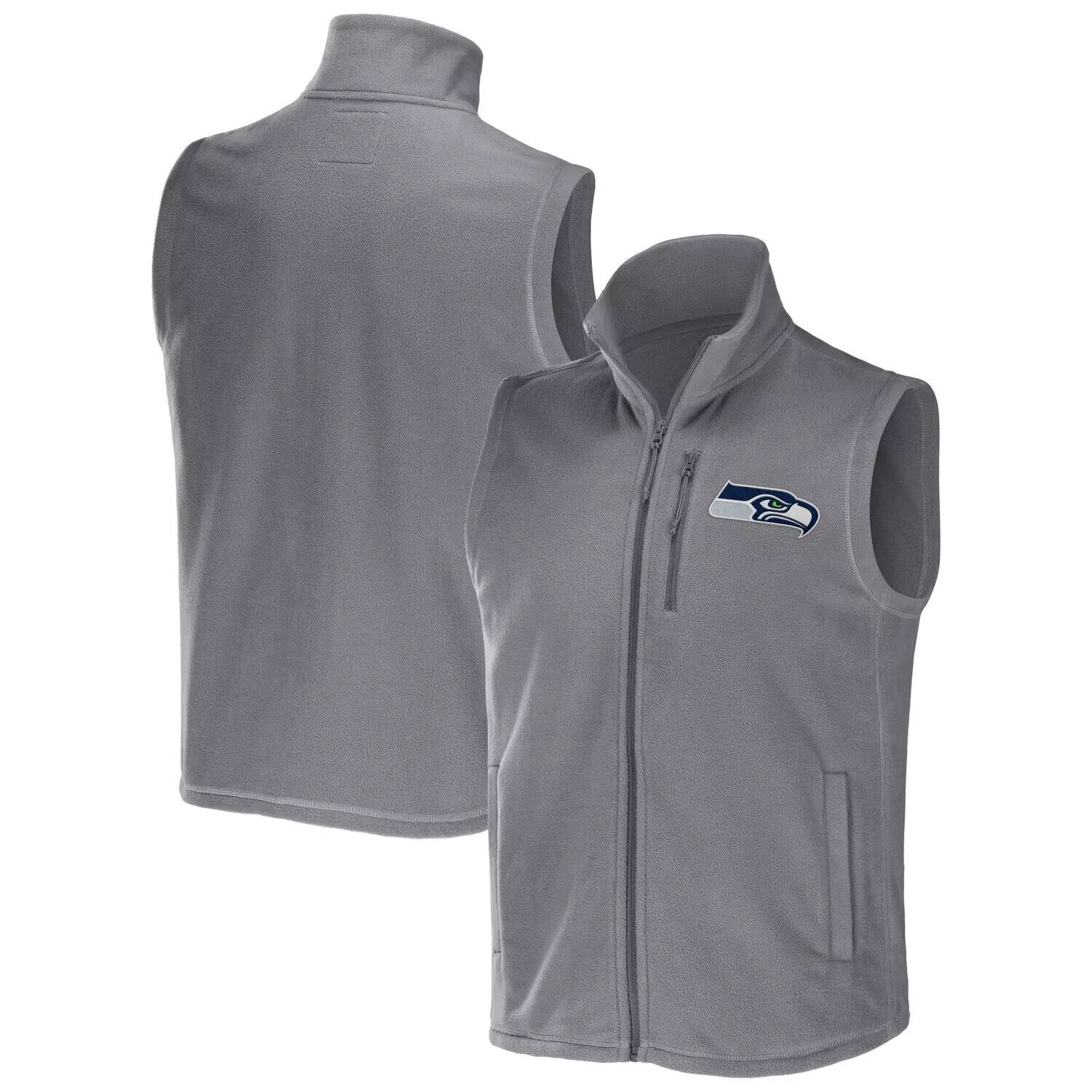 

Мужской флисовый жилет с молнией во всю длину из коллекции NFL x Darius Rucker от Fanatics Grey Seattle Seahawks