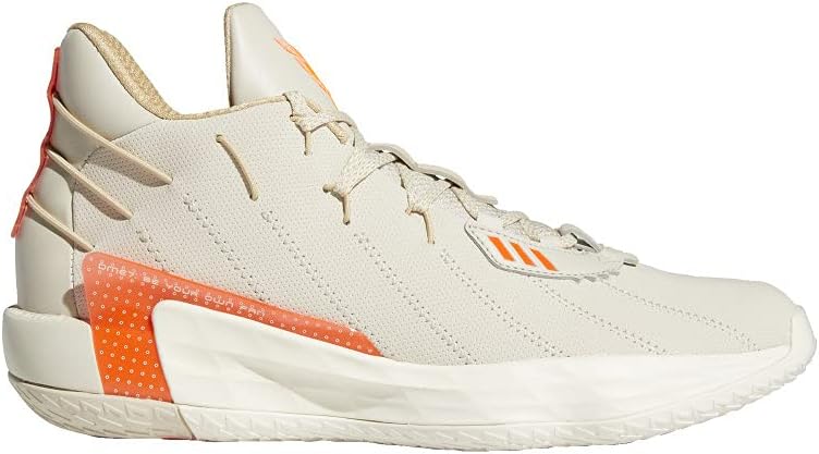 Женские кроссовки Adidas Dame 7, белый/красный/коричневый — фото 2