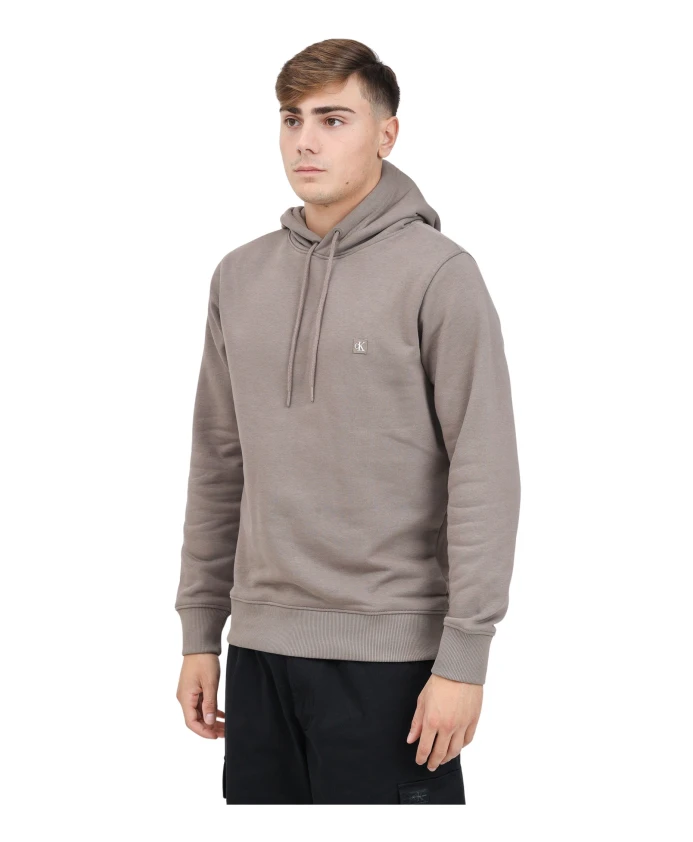 

Мужская повседневная толстовка с логотипом Calvin Klein Jeans, коричневый