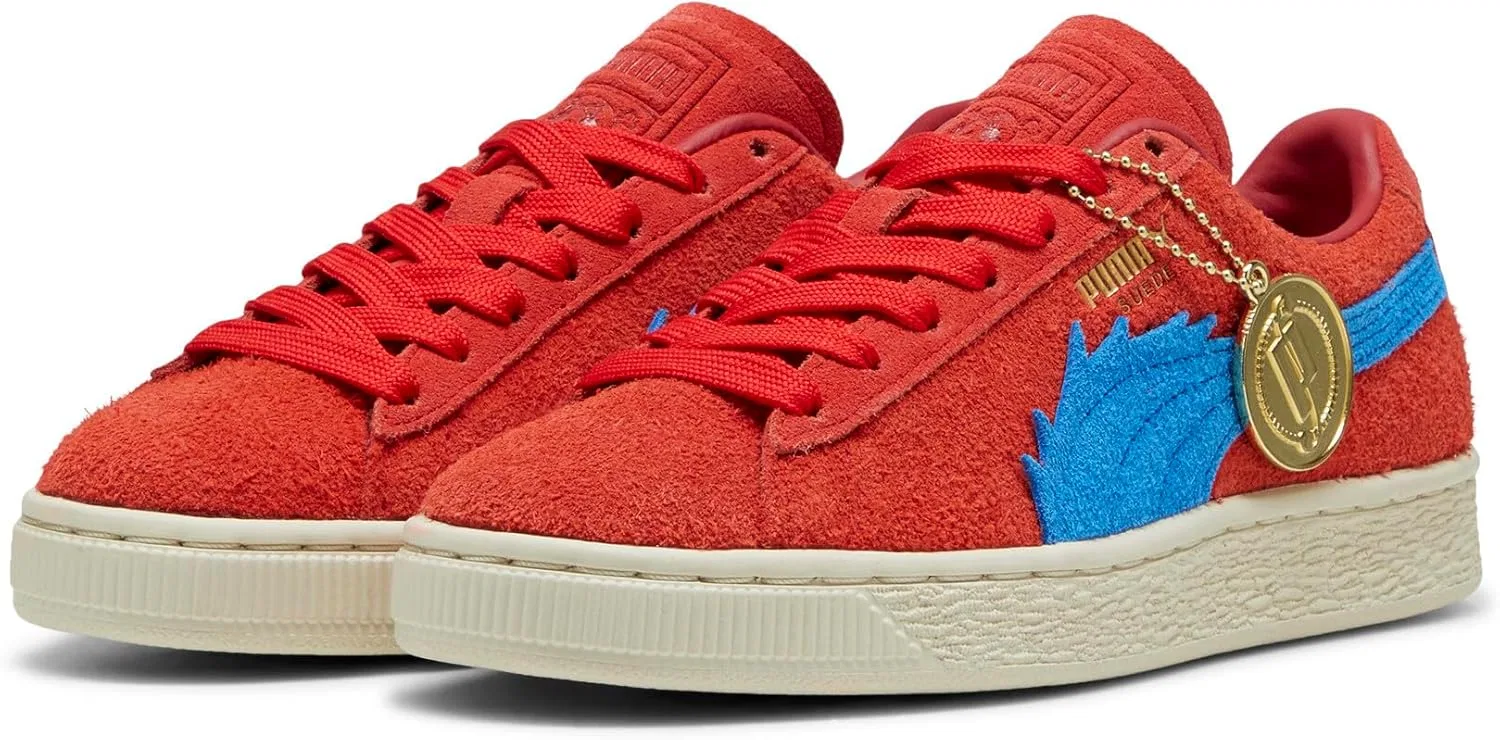 Кроссовки PUMA Suede One Piece 39652001, 2-Red For All Time Ultra Blue — фото 4