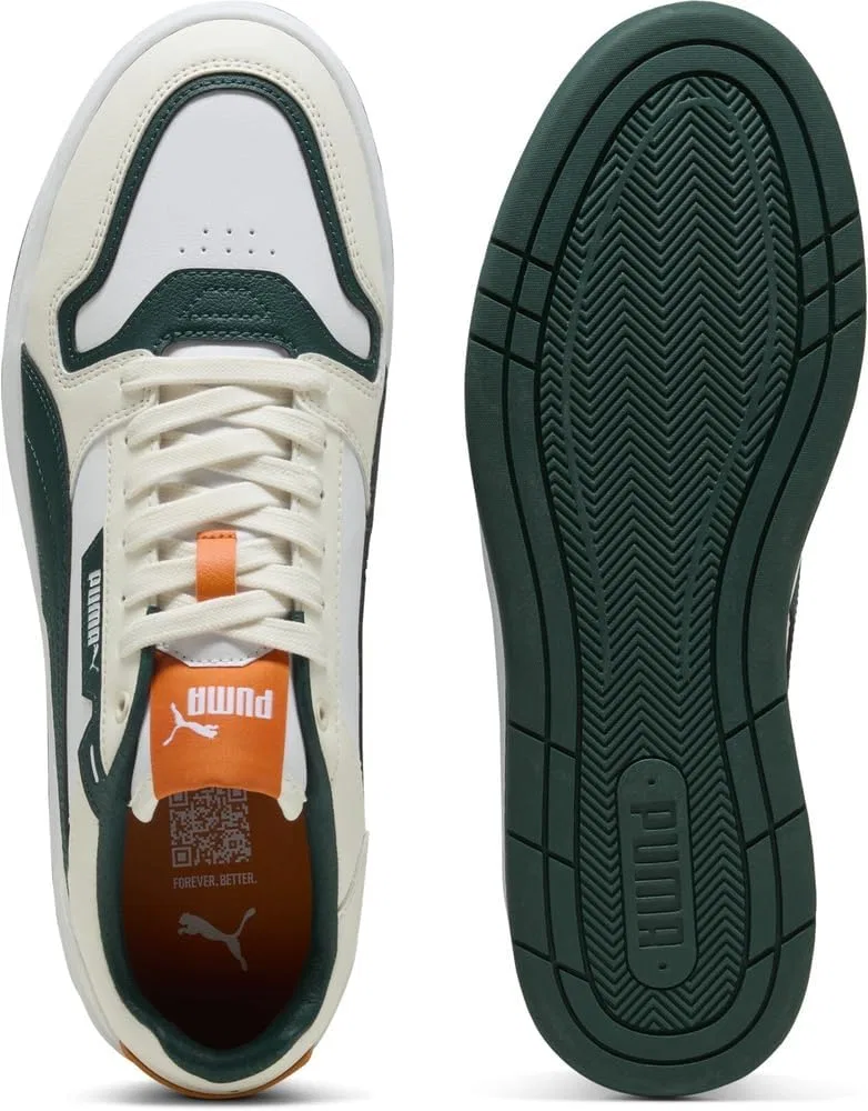 Кроссовки Puma Unisex Court Classic Street Trainers, Puma White Dark Myrtle Warm White — фото 4
