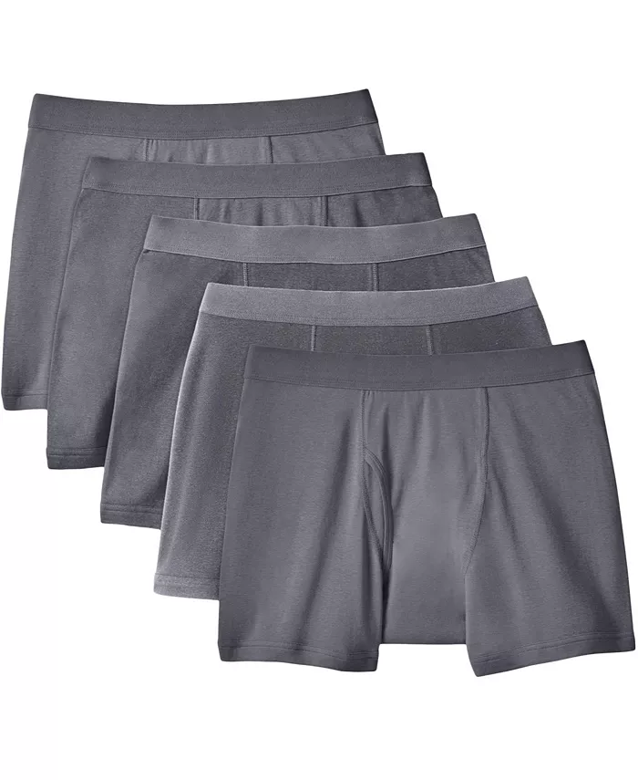 

Боксеры из хлопка Big & Tall, 5 штук KingSize, мультиколор