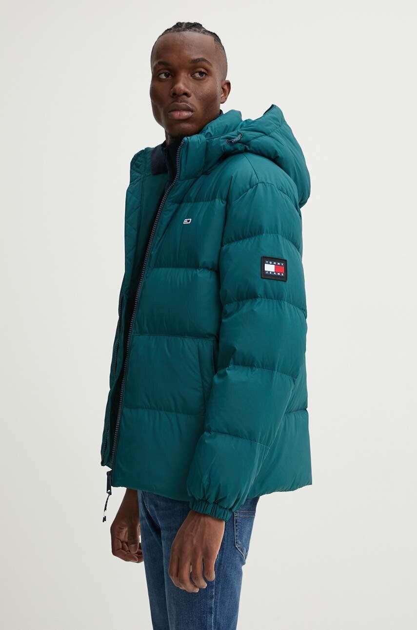 

Пуховик Tommy Jeans, бирюзовый
