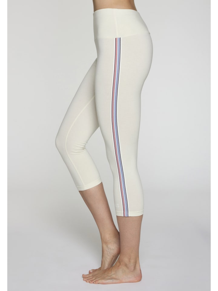 

H.I.S Леггинсы-капри цвета экрю