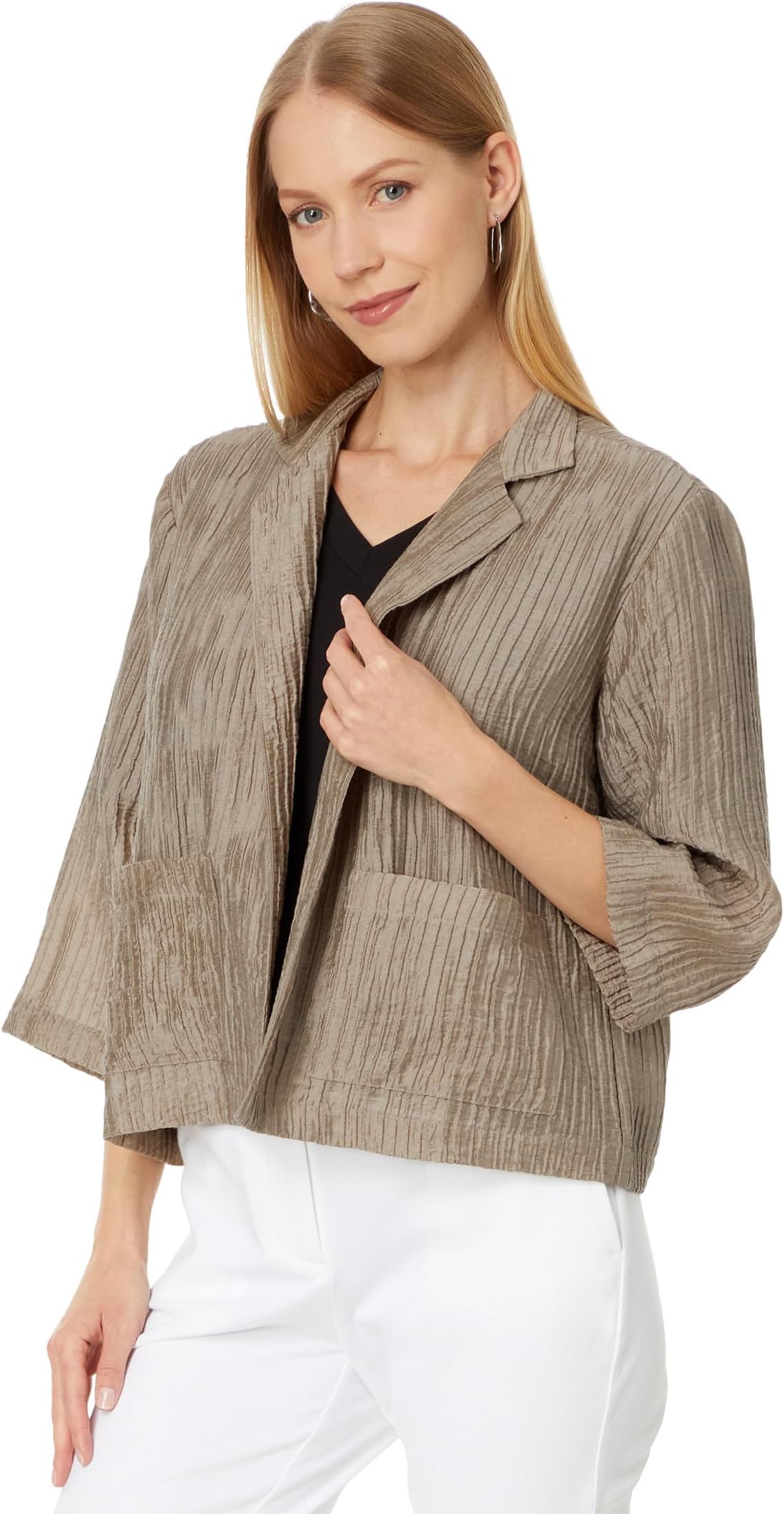 

Куртка Eileen Fisher Stand Collar Jacket, цвет Briar