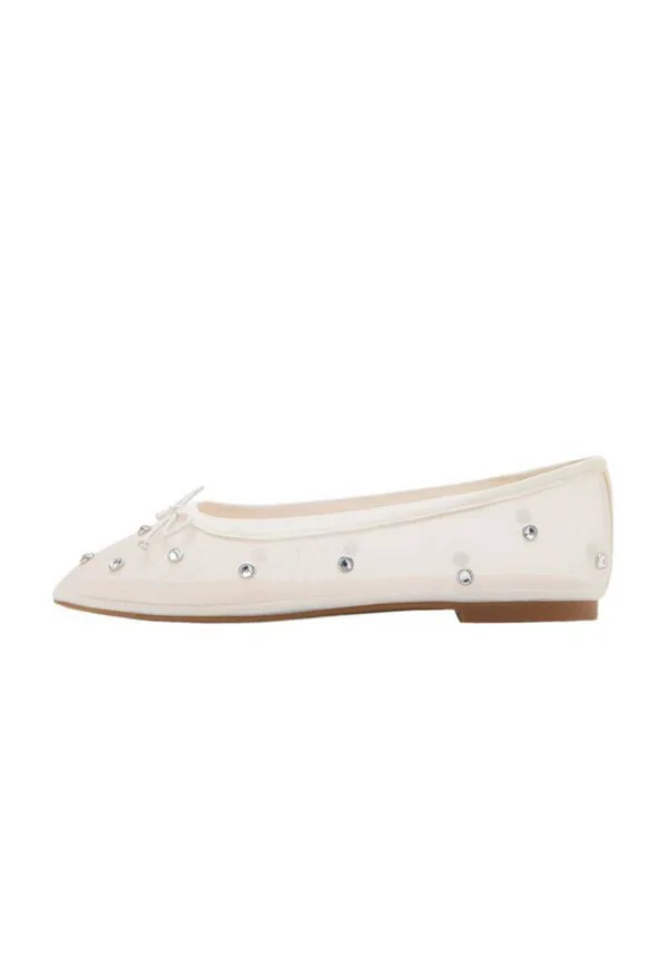 Детские балетные туфли Mango Kids, Off-White