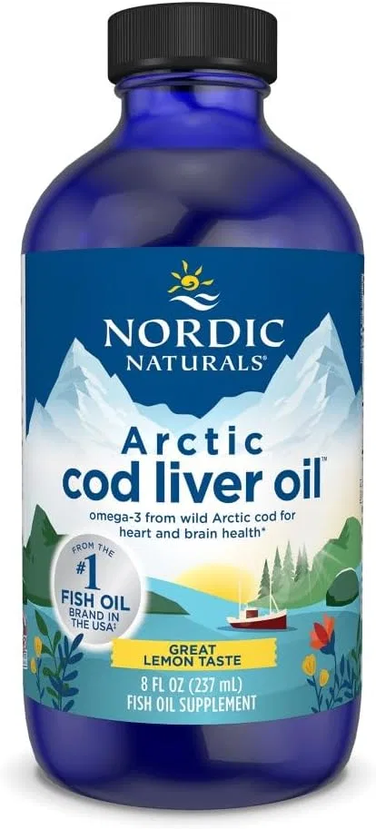 Масло для тела Arctic Cod Liver Oil, Nordic Naturals, 237 мл, Lemon