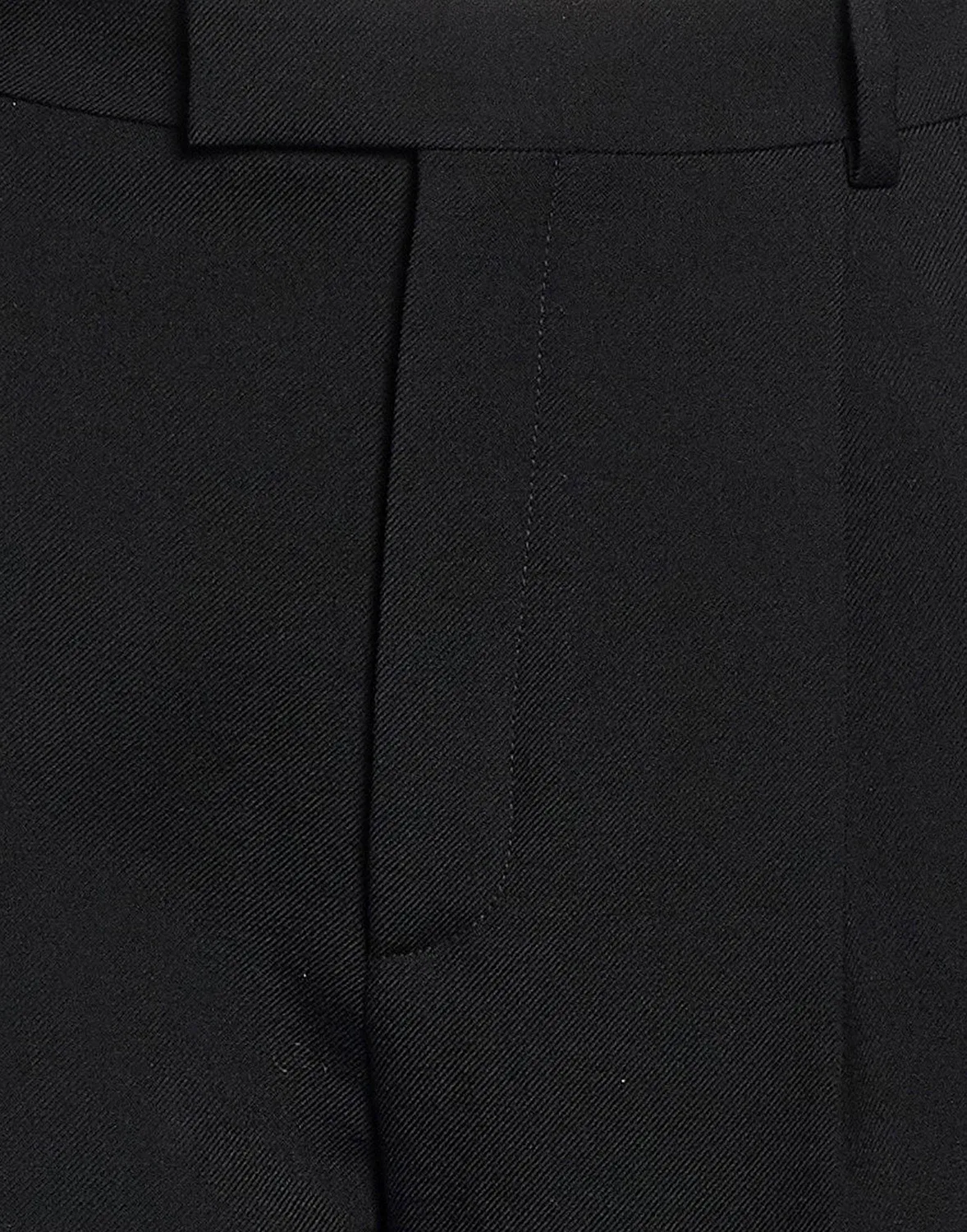 Женские tapered брюки из шерсти Saint Laurent, черный — фото 4