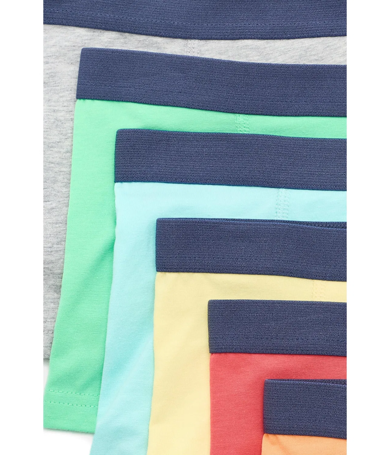 Боксеры, 7 пар (для малышей, маленьких и больших детей) Boxers 7-Pack (Toddler/Little Kid/Big Kid) Primary Kids, Fall Rainbow Mix — фото 3