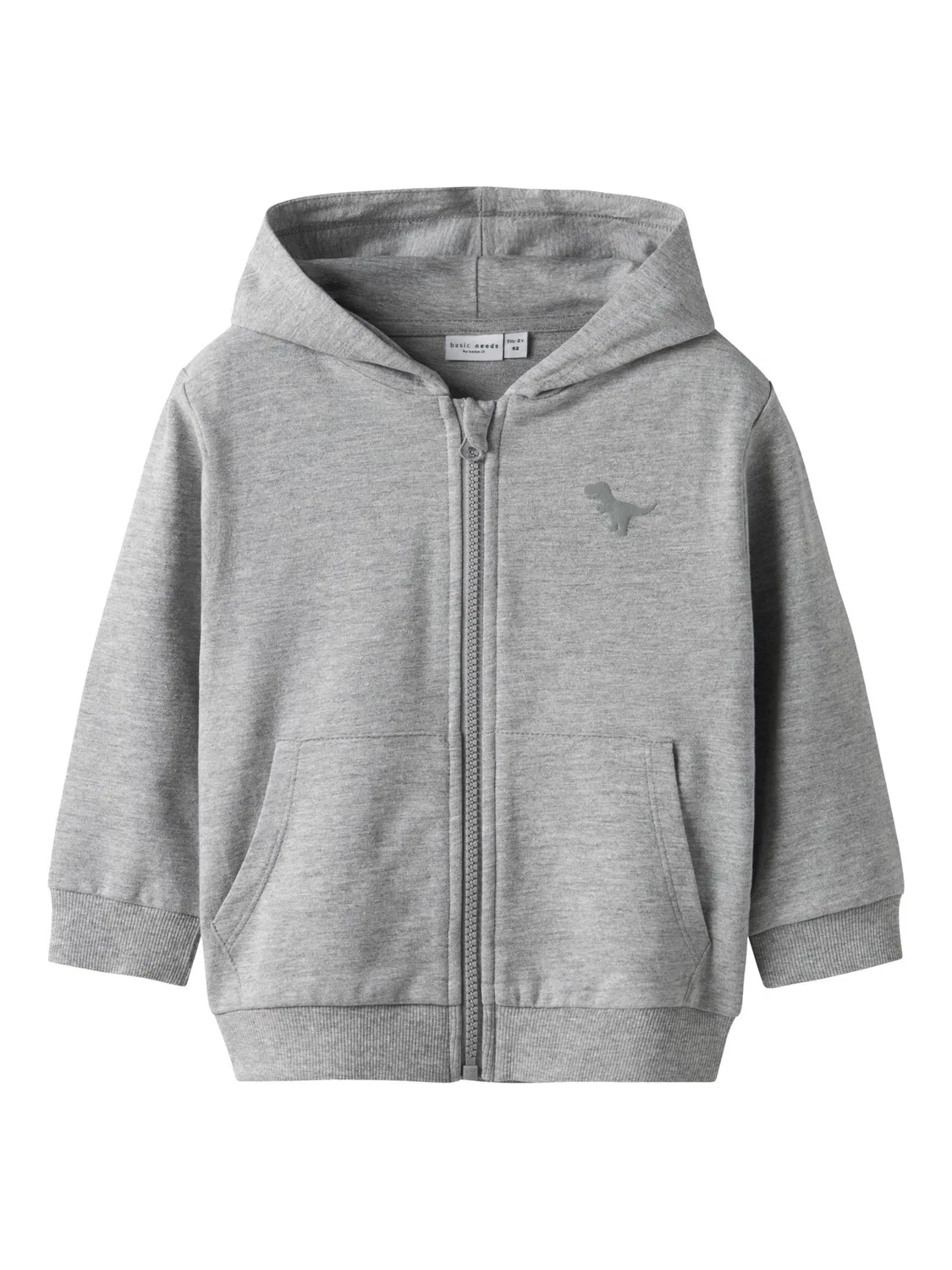 Толстовка на молнии 'NMMValon' Name It, Mottled Grey