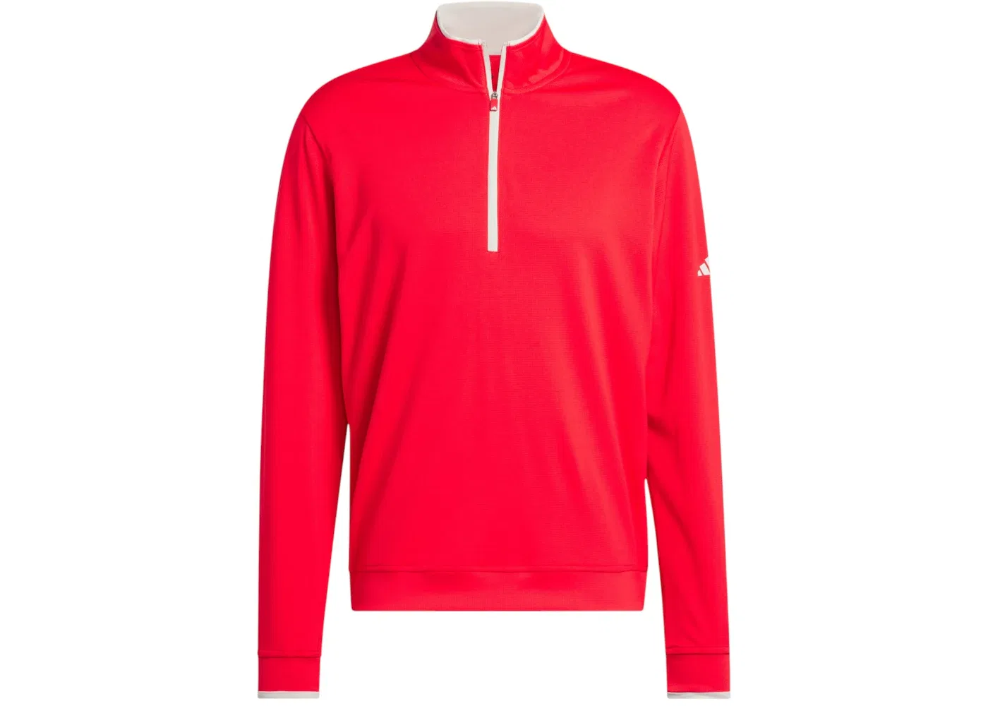 Мужской топ с длинным рукавом Adidas Lightweight Half-Zip Pure Ruby