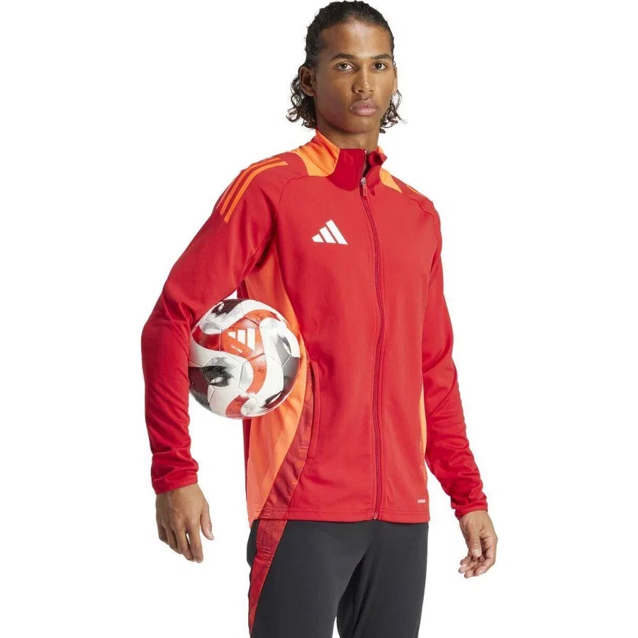 Куртка спортивная с длинным рукавом TIRO24 C TR JKT adidas, Красный — фото 3