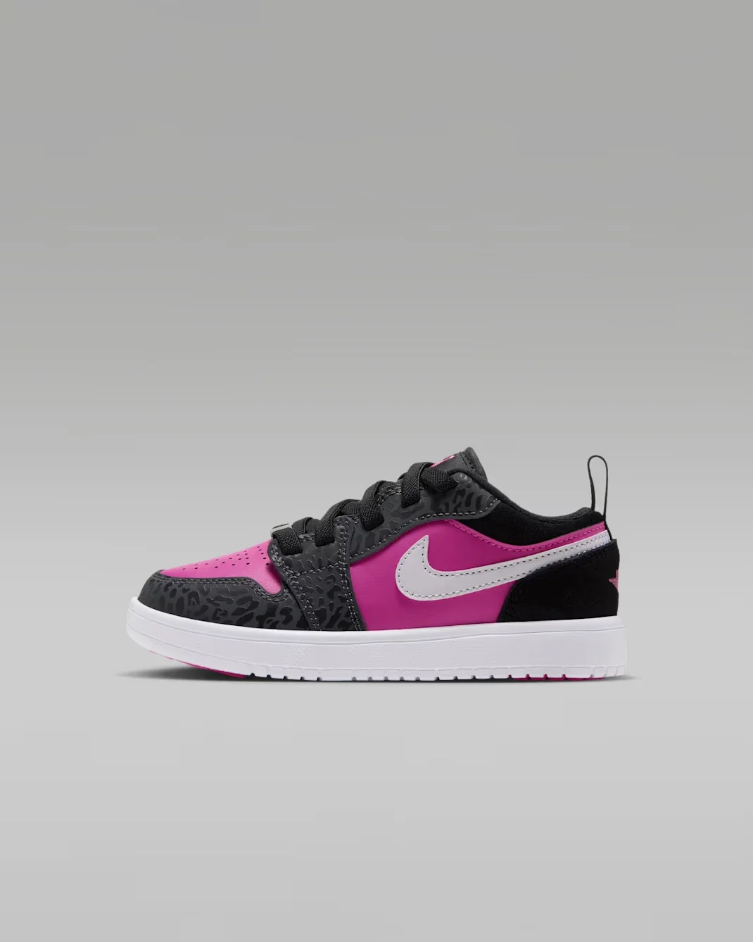 Кроссовки детские Jordan 1 Low Alt SE, черный/розовый