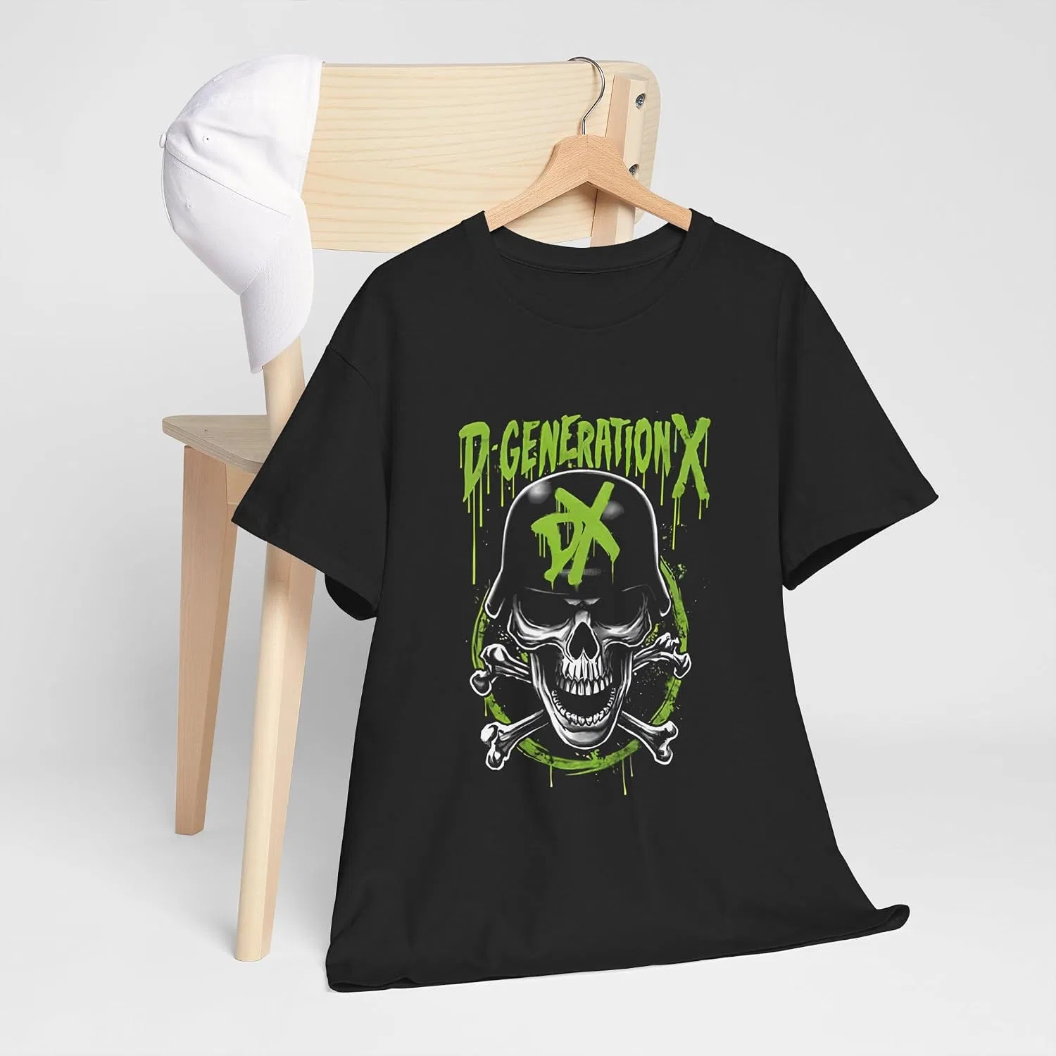 Мужская футболка с принтом D-Generation X, чёрный — фото 4